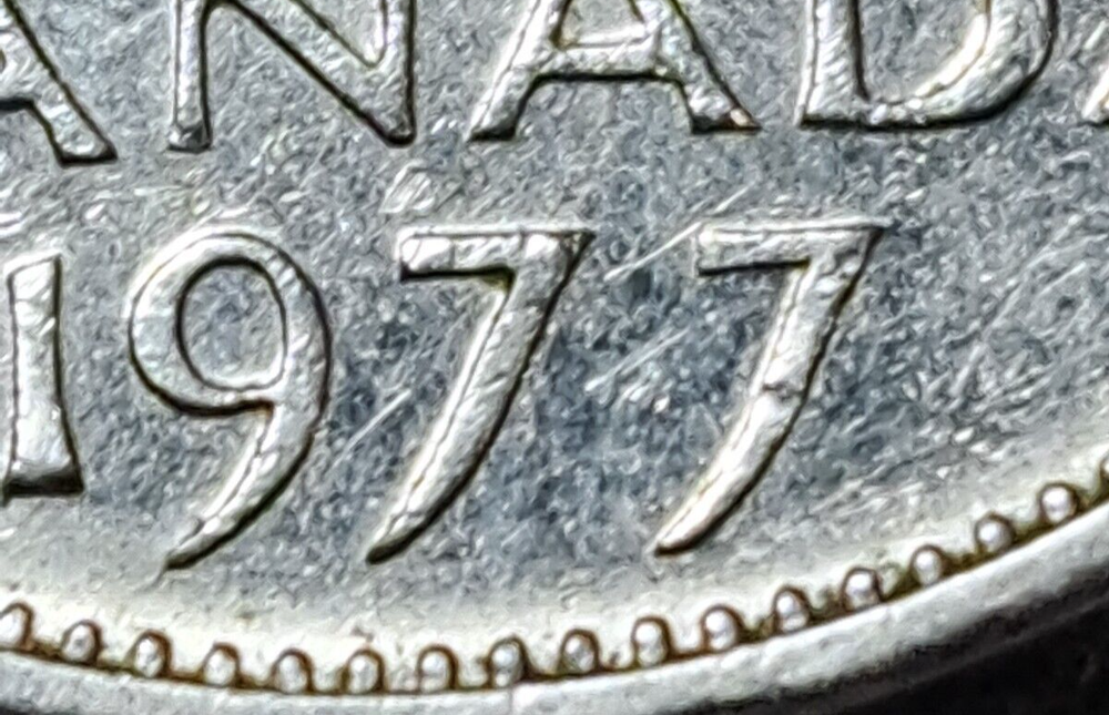 1977 CANADA CENTENNIAL 5 CENT NICKEL LOW 7 VARIETY