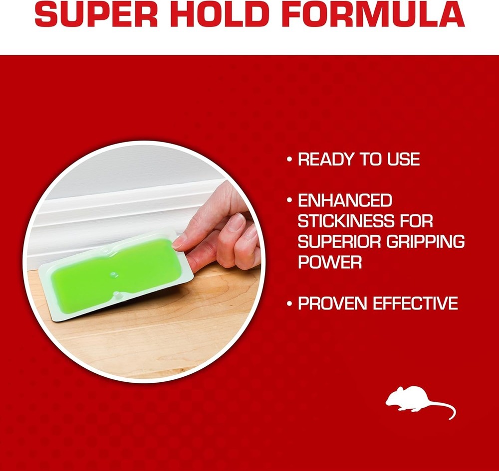 Tomcat Glue Traps Mouse Size with Eugenol for Enhanced Stickiness