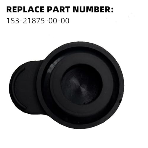 Radiator Coolant Cap Replacement for Yamaha ATVs (2006-2021), Black Plastic