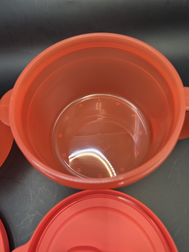 Tupperware CrystalWave Plus Soup Mugs