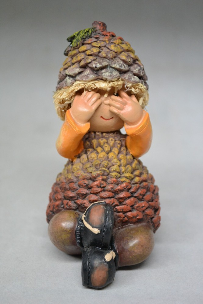 Resin Pinecone Figurine
