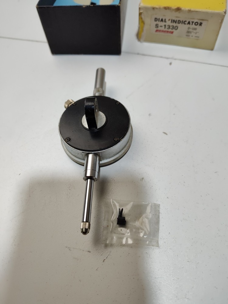 Vintage Peacock Dial Test Indicator, 0-1" Range, .001" - Marked D86997