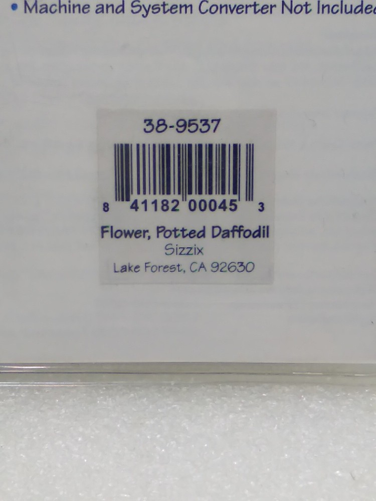 x9) Sizzix ~ Simple Impressions ~ Embossing Folder ~ See Description For Details
