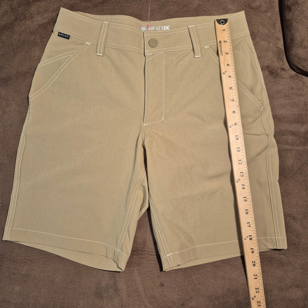 ARIAT TEK CHINO SHORTS STRETCH MENS W30