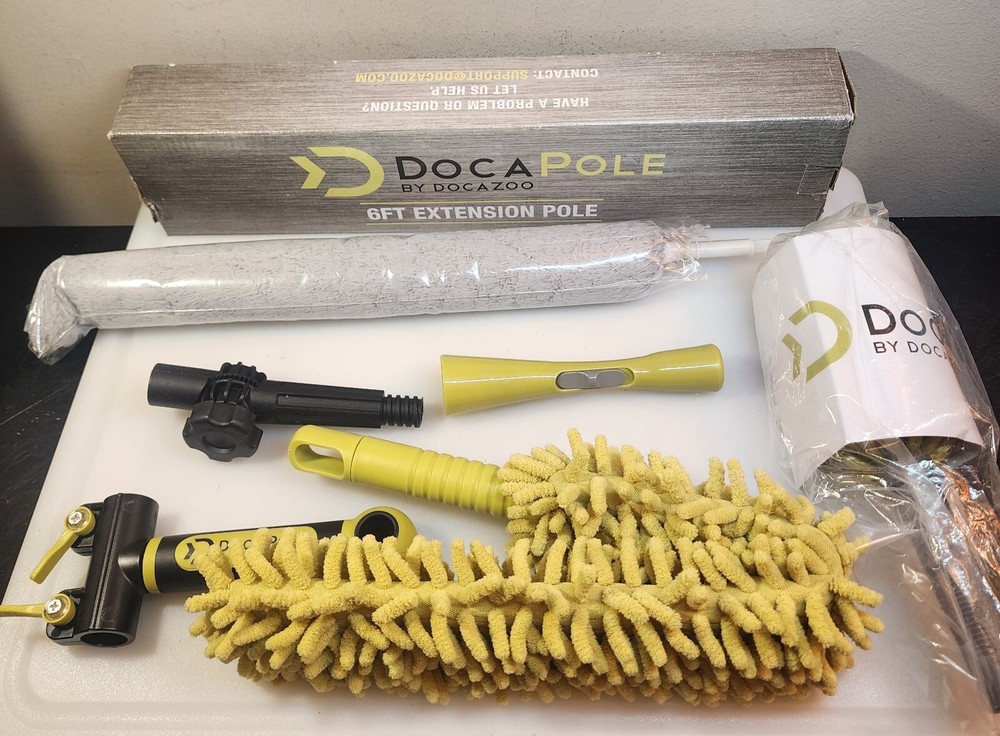 DocaPole Cleaning Kit with 6ft Extension  Pole Docazoo