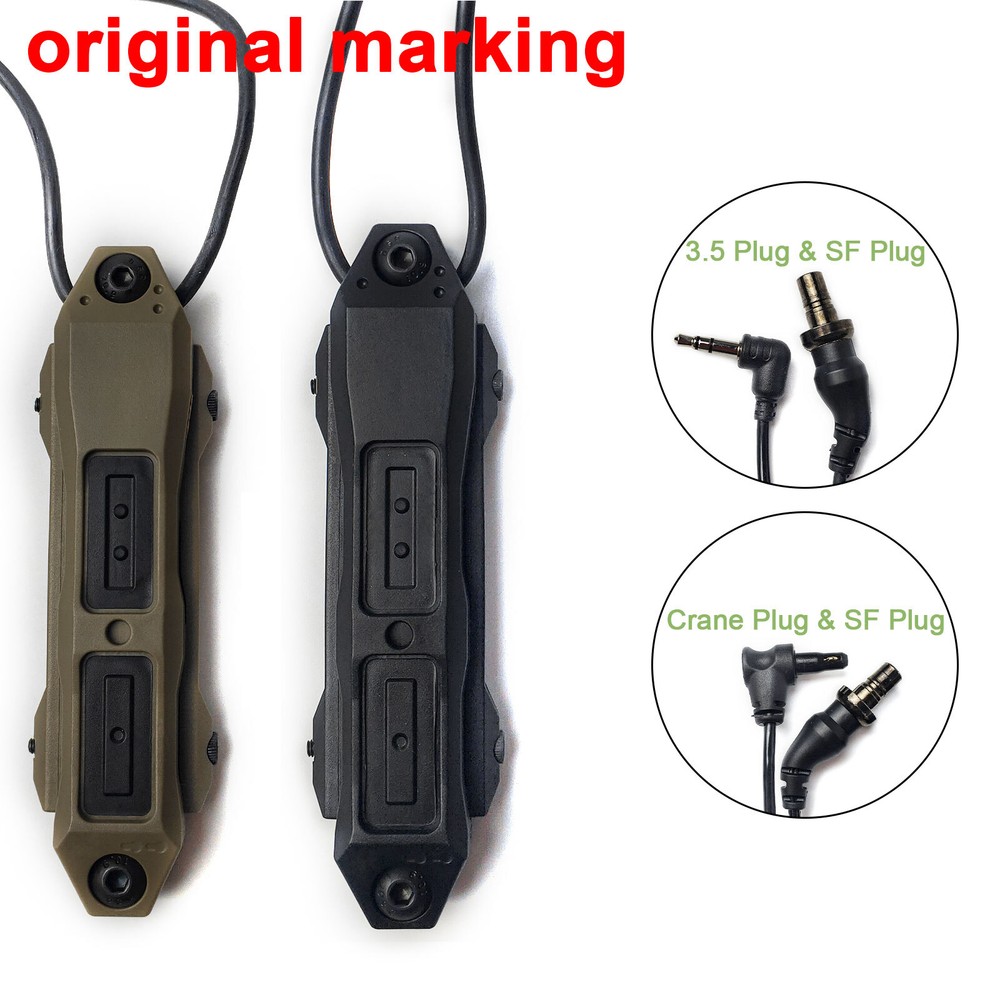 Tactical Airsoft PEQ15 DBAL-A2 Augmented Dual Pressure Switch Laser Light Switch