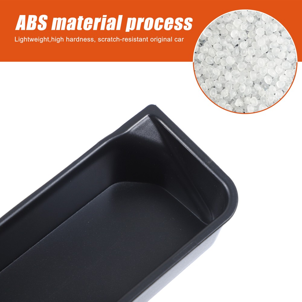 Black ABS Armrest Box Front Storage Box For Ford Ranger 2023-2024
