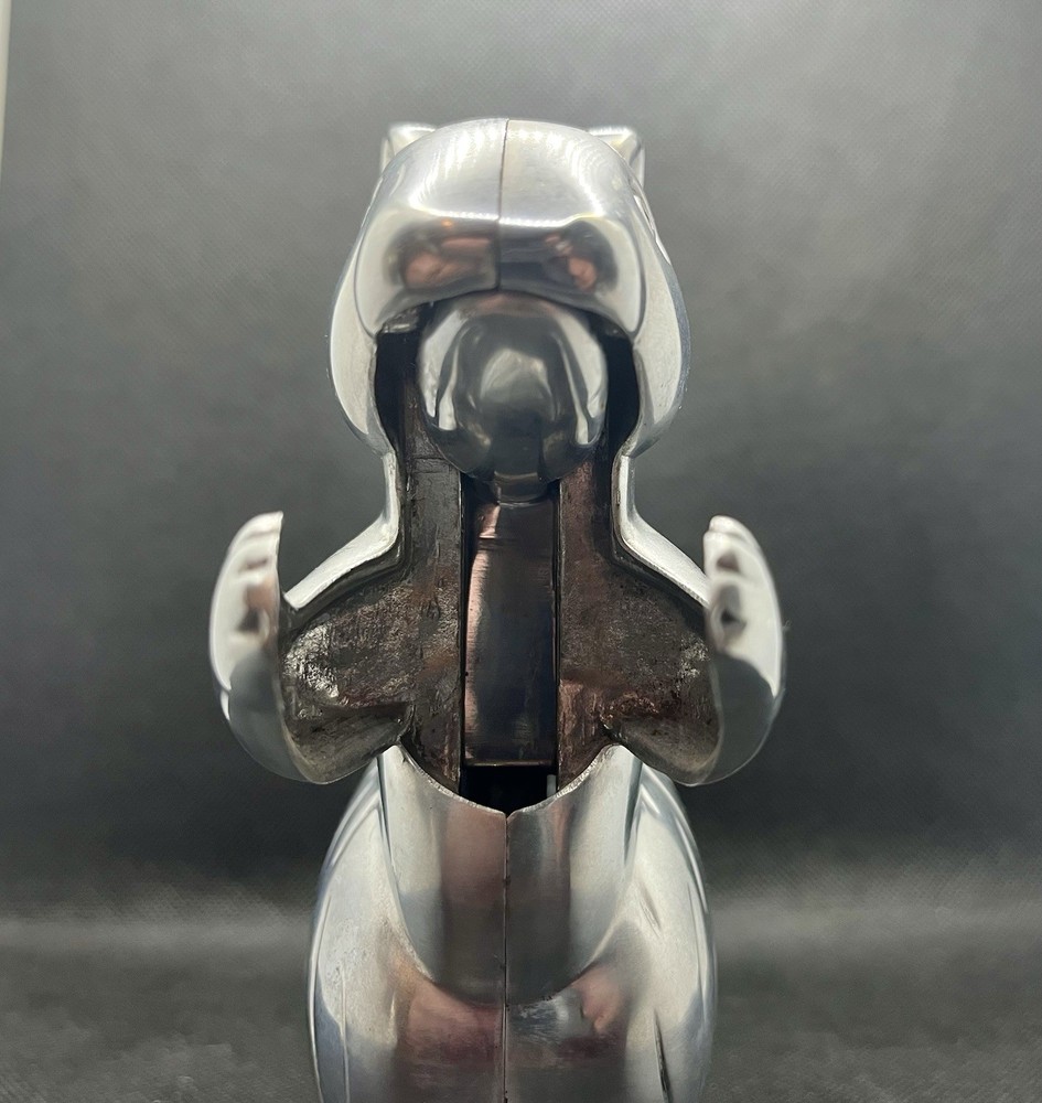 Vintage cast aluminum squirrel shaped nutcracker “ Davy Crackit “