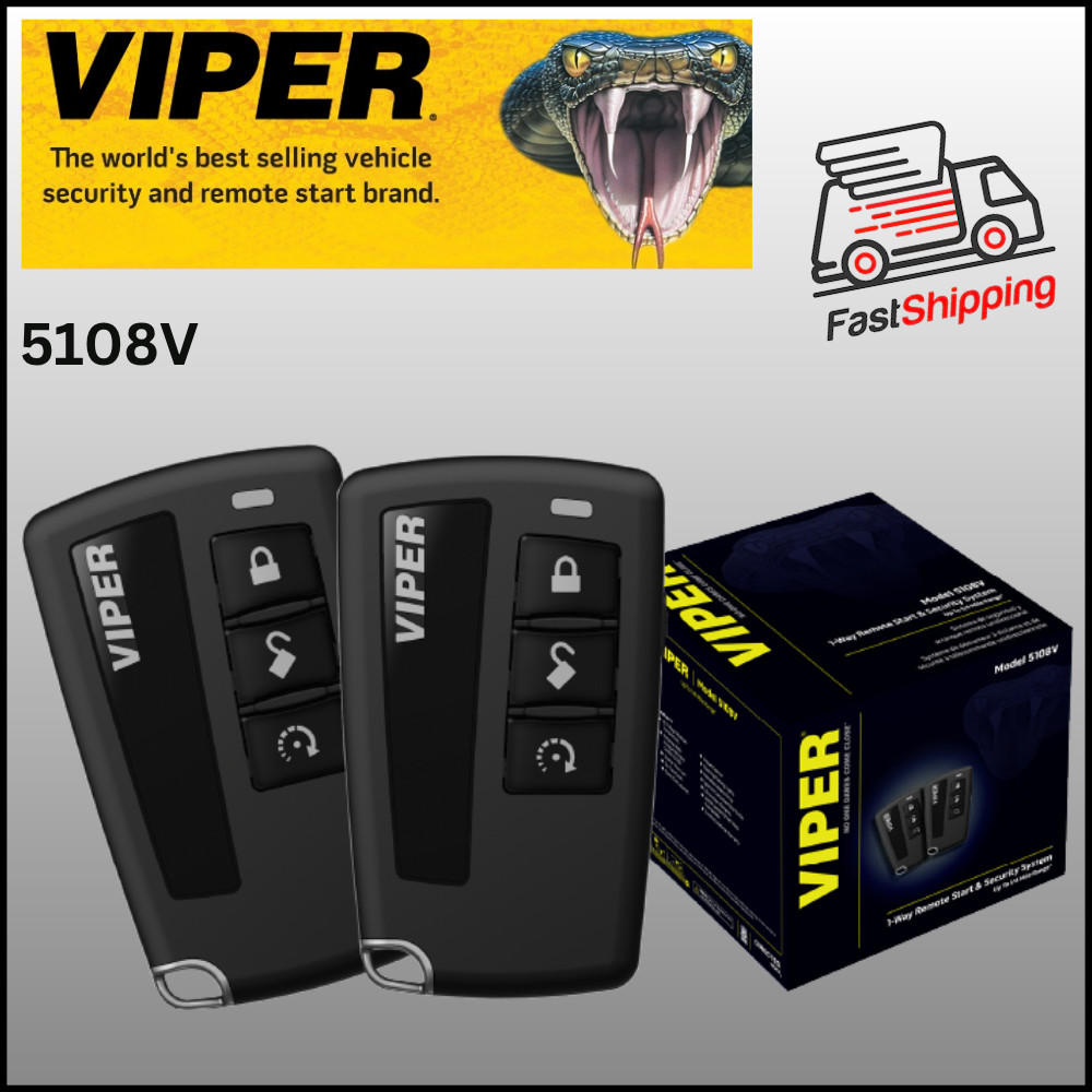 VIPER 5108V / 1-WAY REMOTE START & SECURITY SYSTEM / ALARM W/ REMOTE START *NEW*