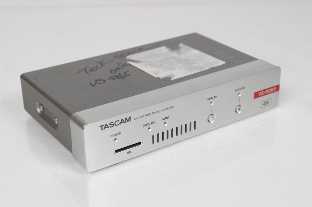 TASCAM VS-R265 4K UHD Video Streamer Encoder Decoder Recorder H.265 HEVC HDMI Po