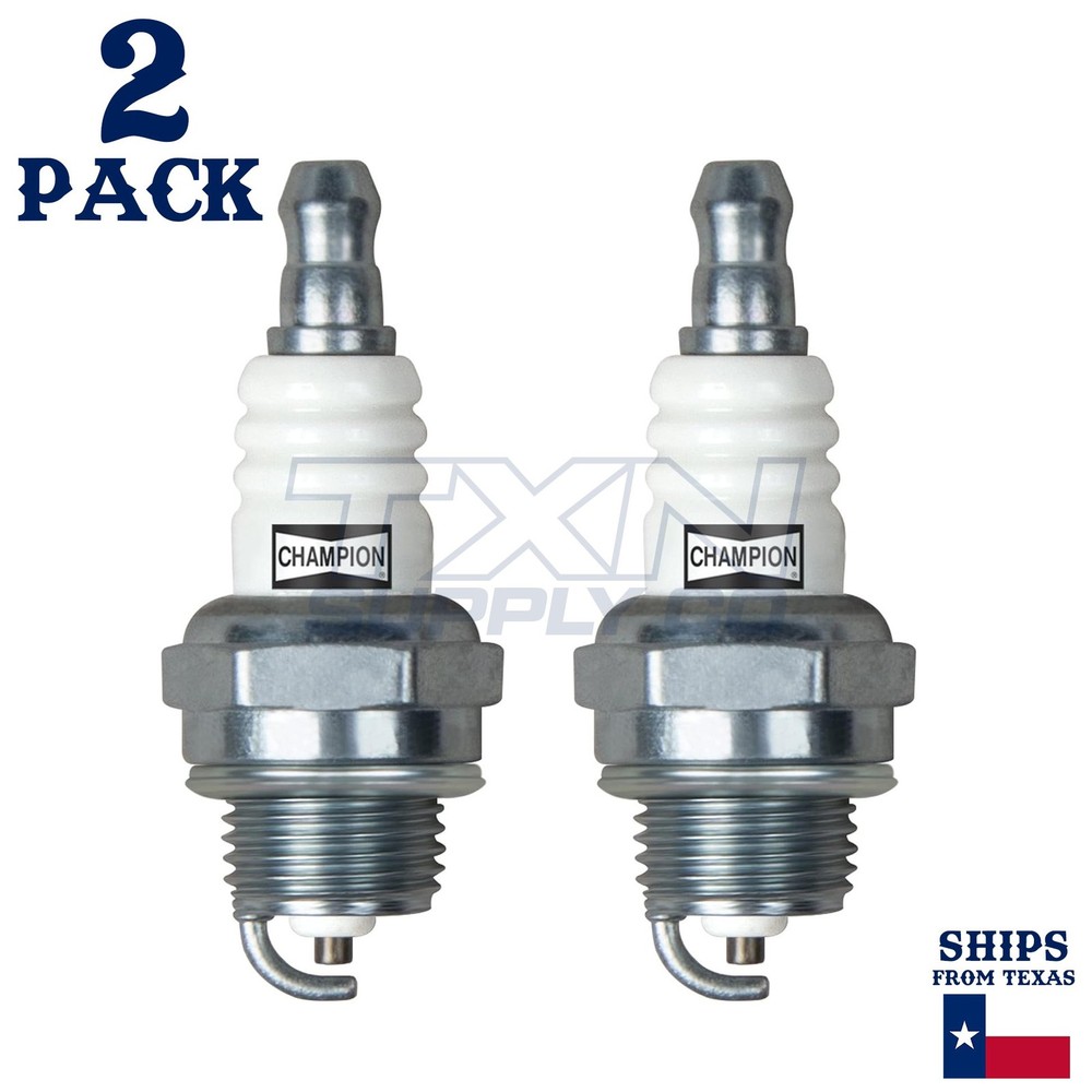 2 Pack Champion Spark Plug - For MS271 STIHL Chainsaw