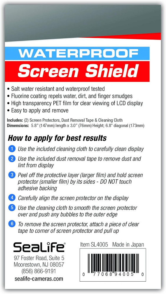 Screen Shield - Sportdiver