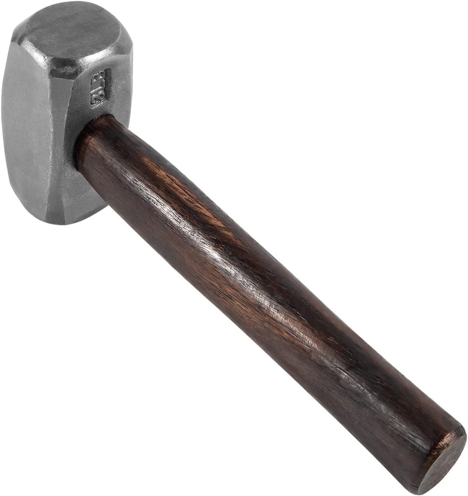 3lb Blacksmith Hammer Bladesmith Forge Engineer Drilling Stubby Hammer