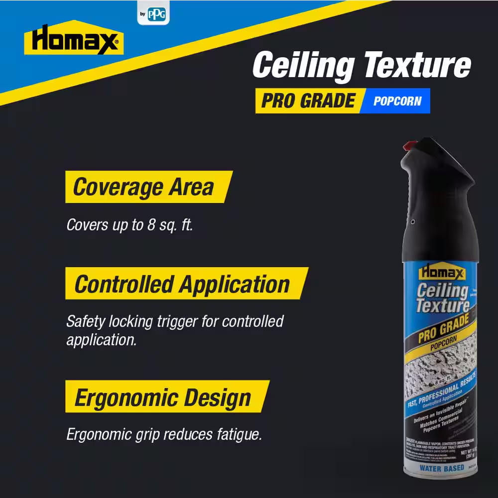 14 Oz. Pro Grade Popcorn Ceiling Texture