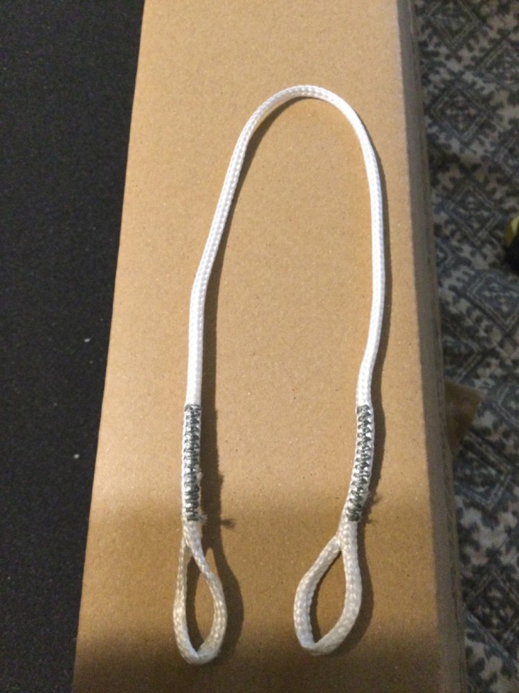 closing loop, parachute, 12 inches, loop on bith ends, T111, new
