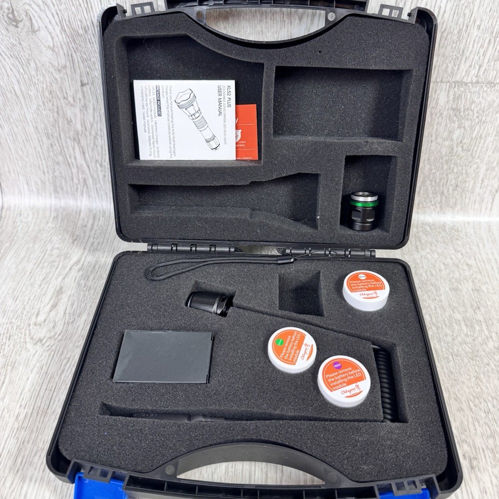 Odepro KL52 Plus Zoomable Long Range LED Gun Light Remote Switch & 3 LED Modules