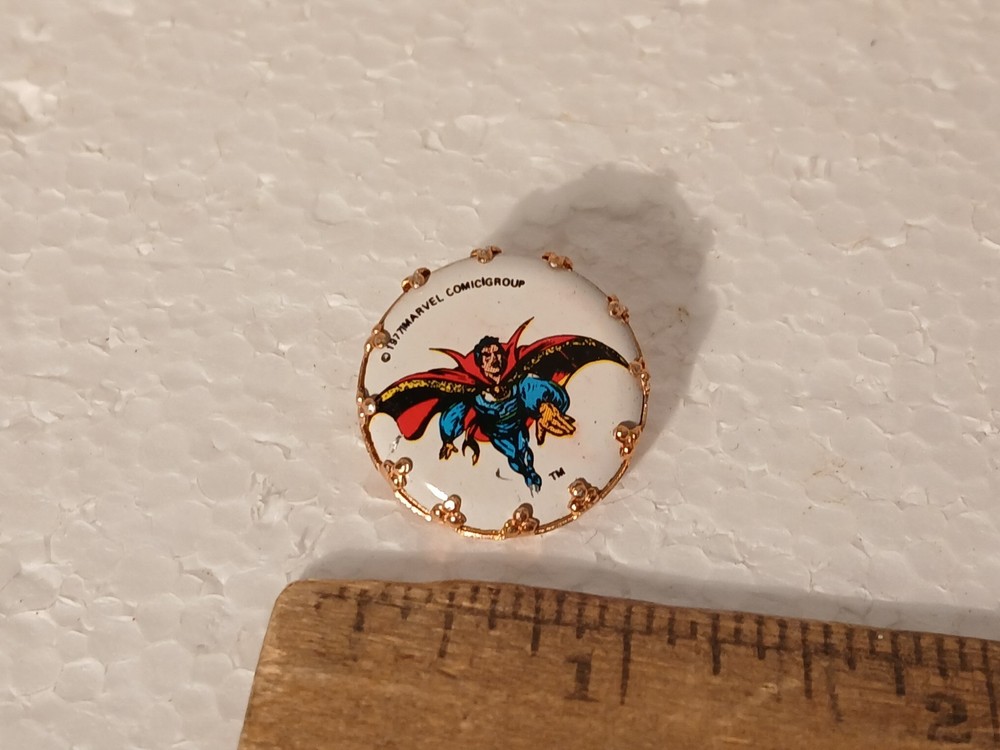 Vintage 1977 Marvel Comics Doctor Strange Pinback Button