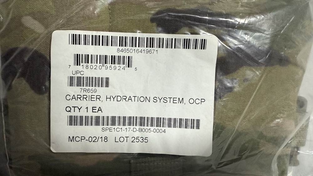 MOLLE II Hydration System Carrier in OCP-1