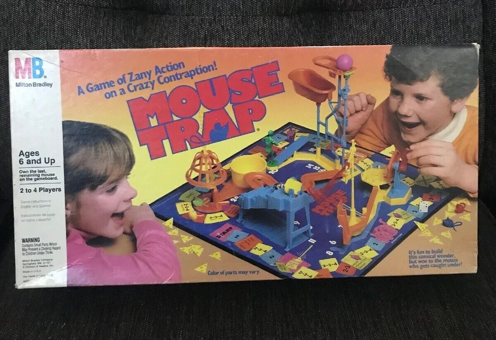 1986 Mouse Trap Board Game Extra Replacement Piece - GAME BOARD ONLY