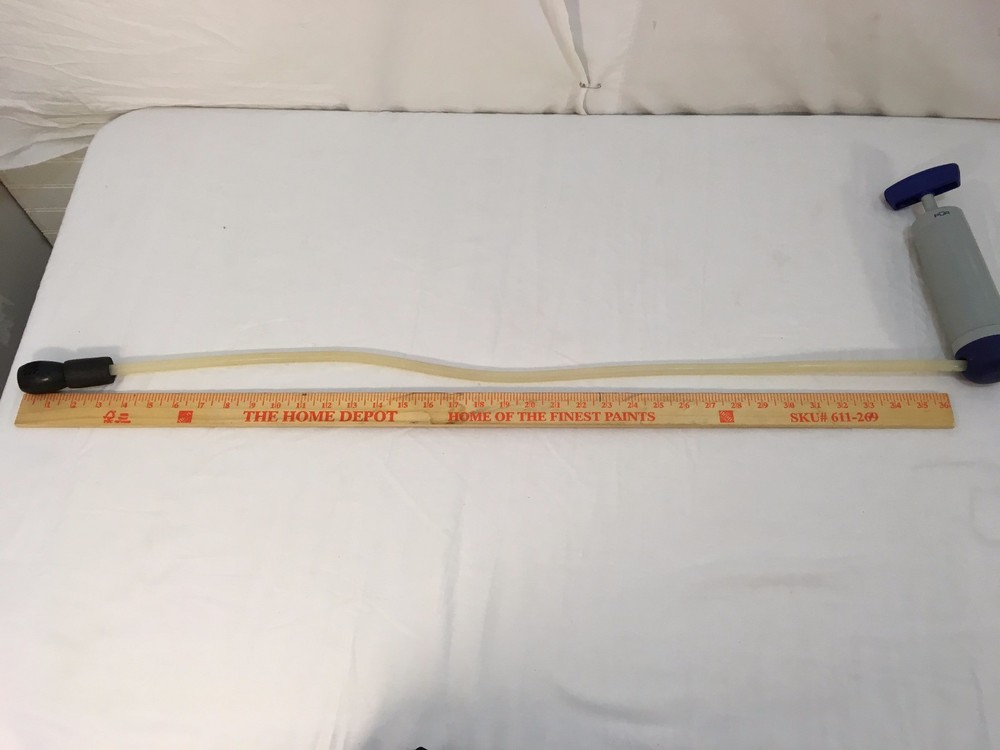 PUR Liquid Manual Hand Gray Blue Siphon System