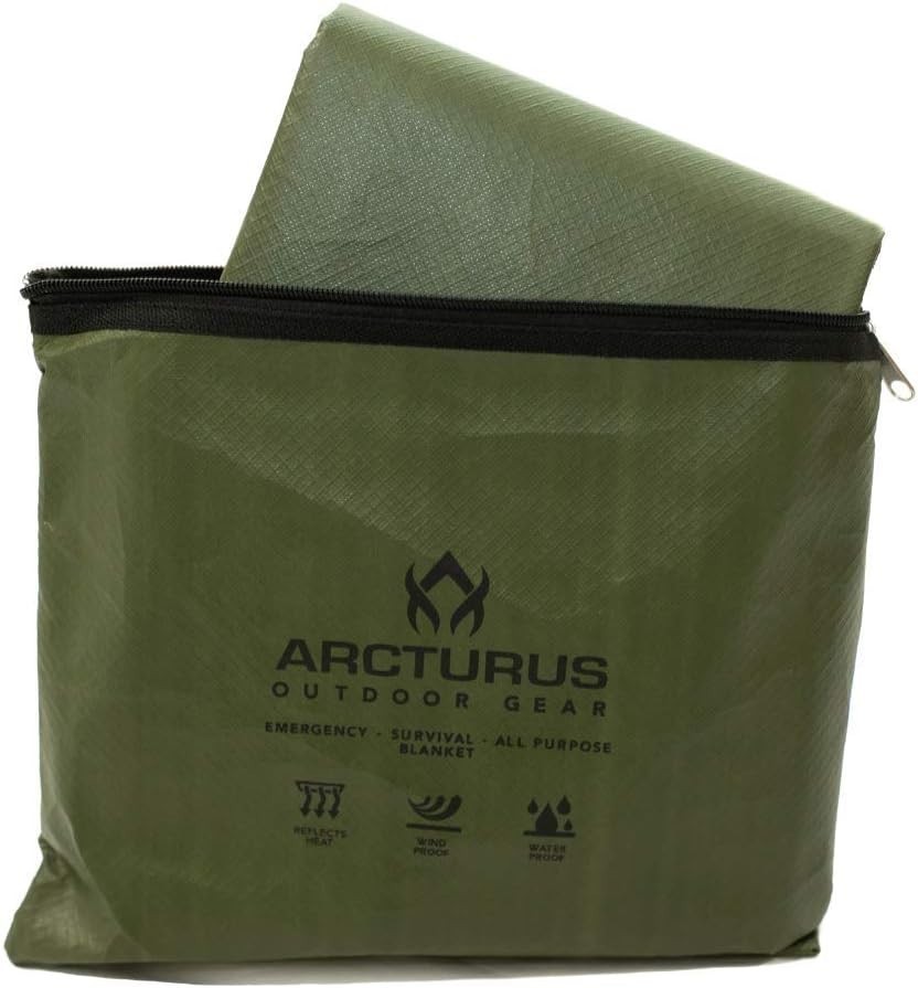 Reflective Survival Tarp - Waterproof, Windproof Blanket