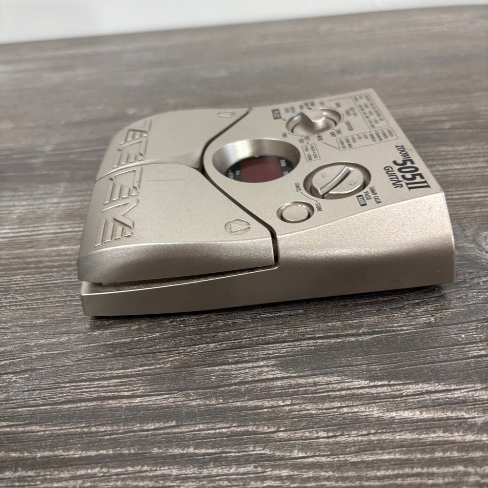 Zoom 505II Guitar Multi-Effects Processor Pedal Silver 505 II tested