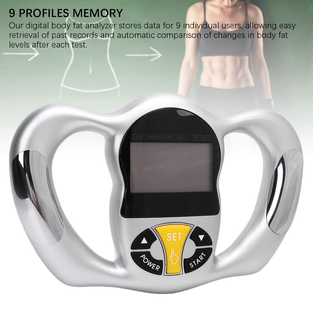 Body Fat Analyzer BMI Handheld Tester Electronic Measurement
