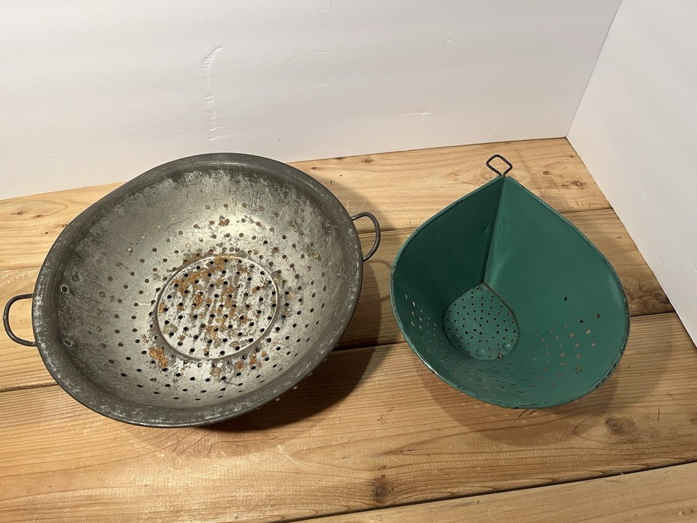 Vintage Strainers/ Colanders -Lot Of 2