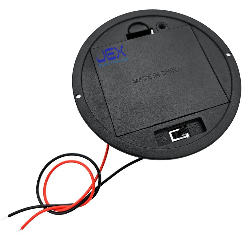 Round Tri/3X/Three AA Panel Mount Battery Holder Case Box 4.5V With Power Switch