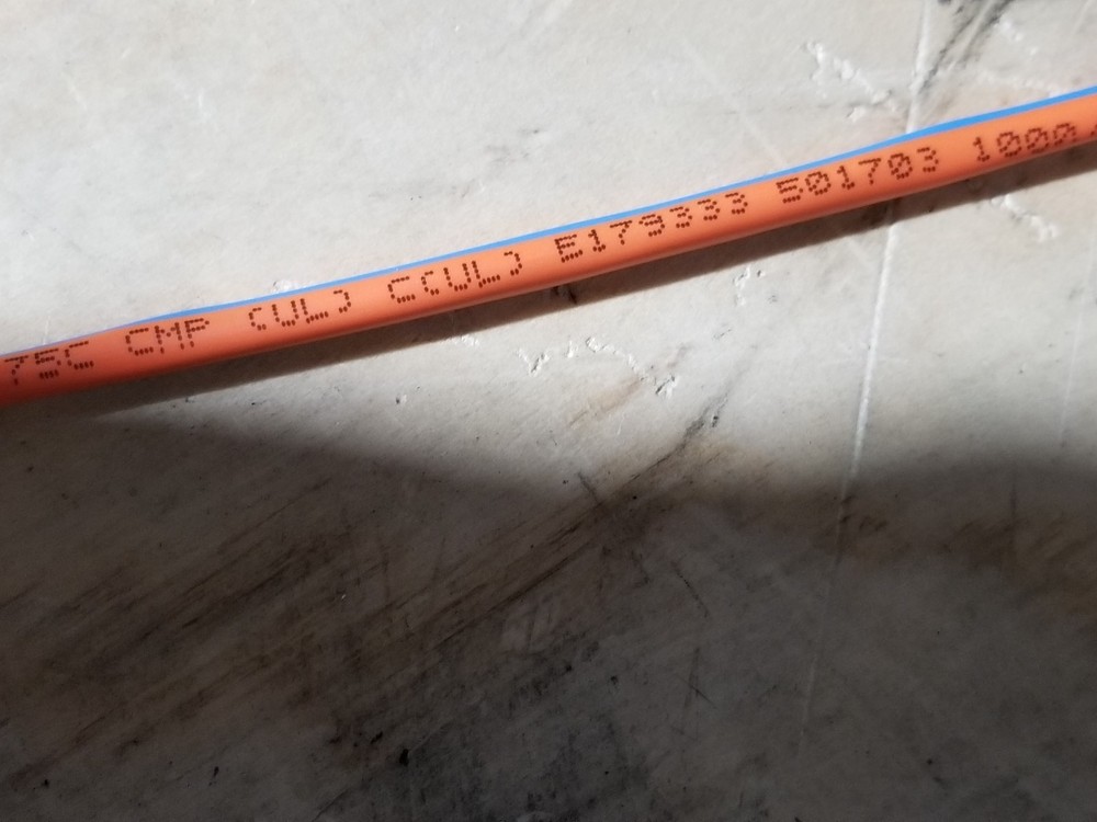 ADC Northflex 24/1.5P OAS Temperature Control Cable CMP Orange/Blue Stripe/100ft