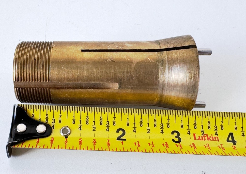 MSC Brass Emergency 5C Round Collet Internal/External Threads .787" Counter Bore