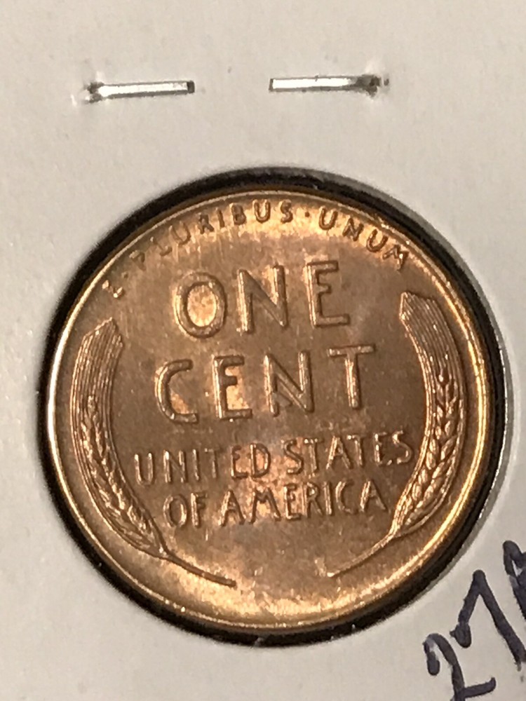 1957 Lincoln Cent MS RB