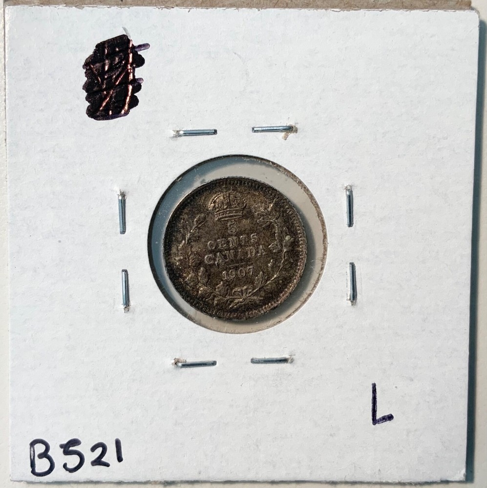 1907 Canada 5 Cents