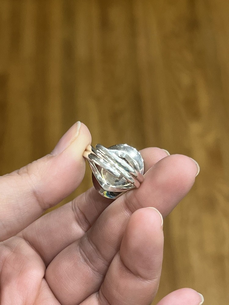 Citrine Sterling Silver Adjustable Ring