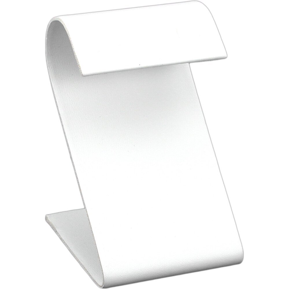 White Leather Ring Finger,Leather Pendant,White Leather Earring Display Kit