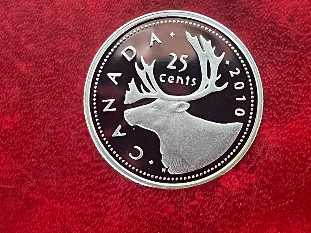 CANADA 2010 PROOF SILVER 25 CENTS-UNCIRCULATED