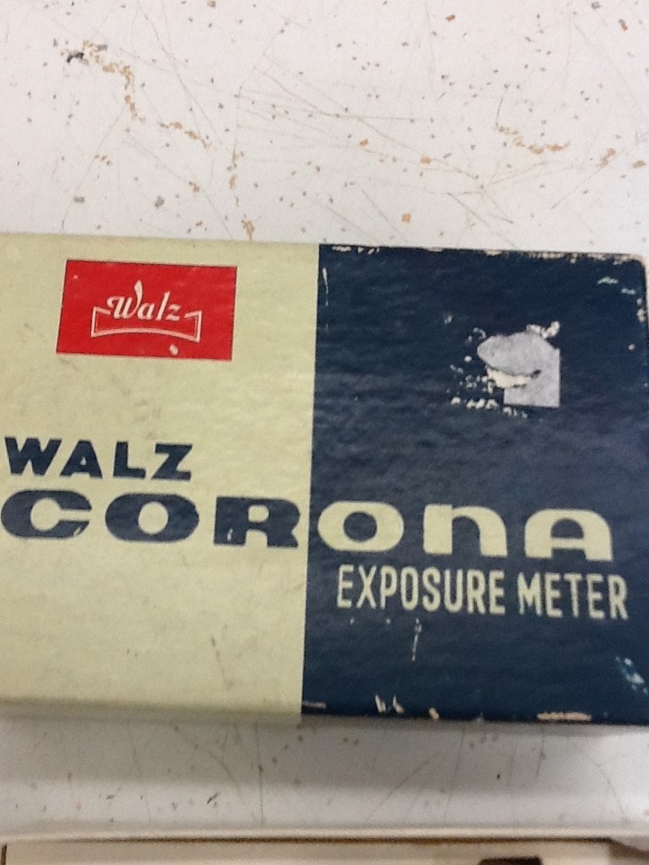 Walz Corona Exposure Meter Original Case, Box & Paperwork Untested