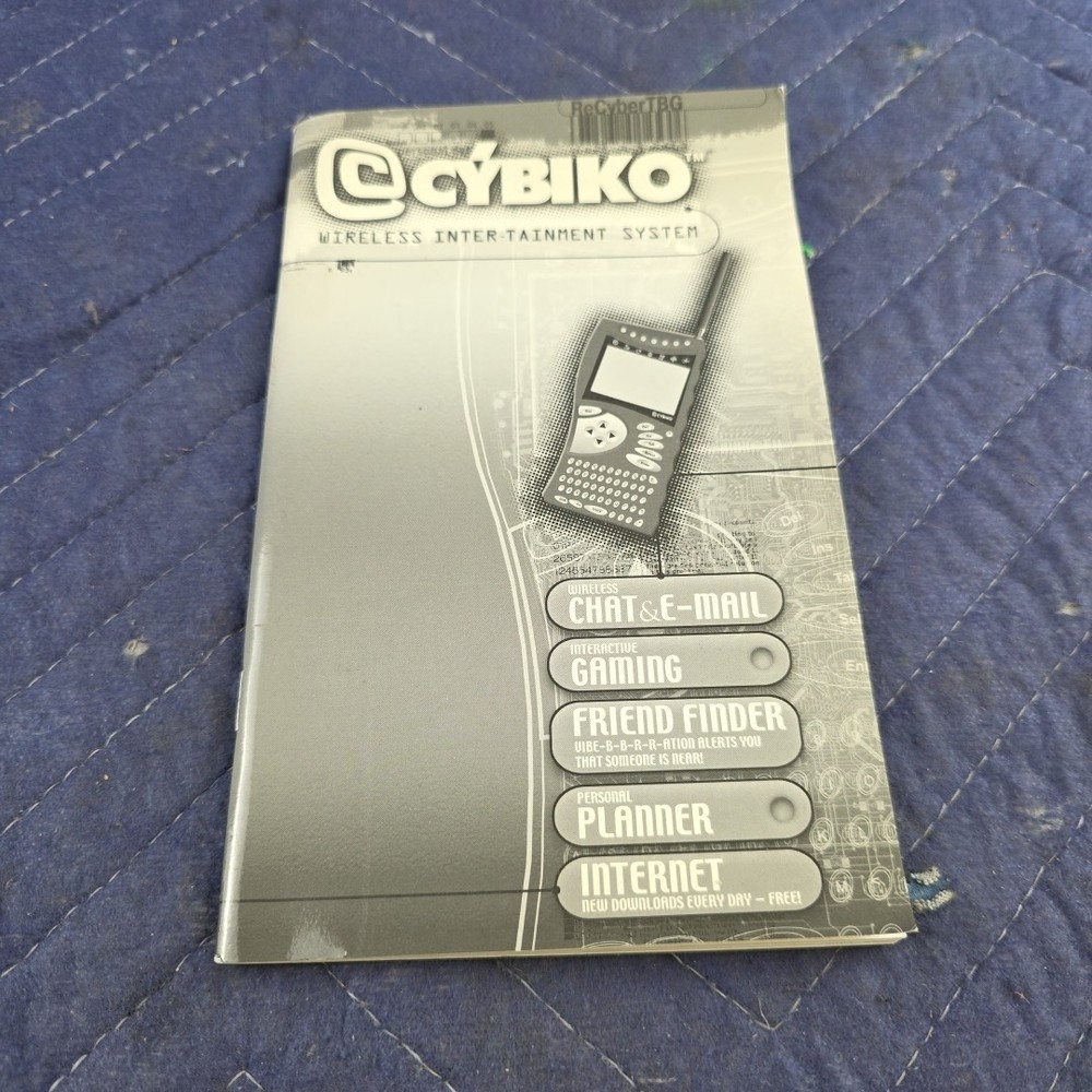 Cybiko Wireless Inter-Tainment System Replacement Manual Only