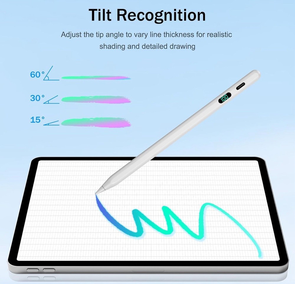 Stylus Pen Digital Display 1.2mm Tip for iPad Pro & Touch Screen Tablets