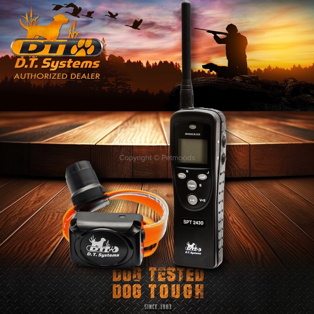 DT Systems SPT2430 Super Pro e-Lite Long Range Remoter Trainer Dog Collar Beeper