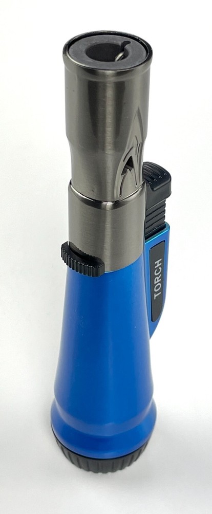 Jet Torch Flame Refillable Butane Lighter Adjustable Cigar Lighter Pink Color