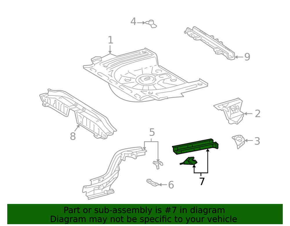 Genuine GM Rail 88972297