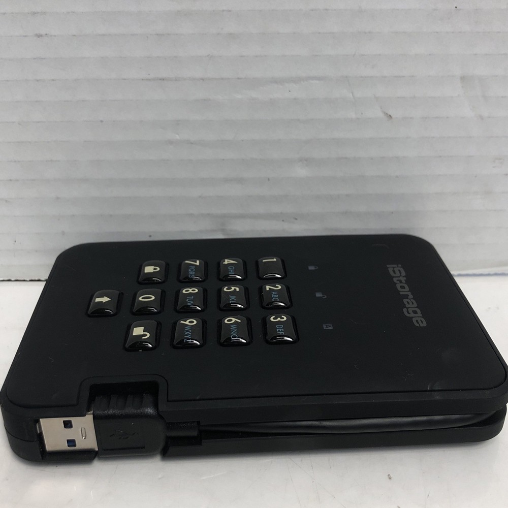 iStorage diskAshur HDD 500GB Secure portable hard drive