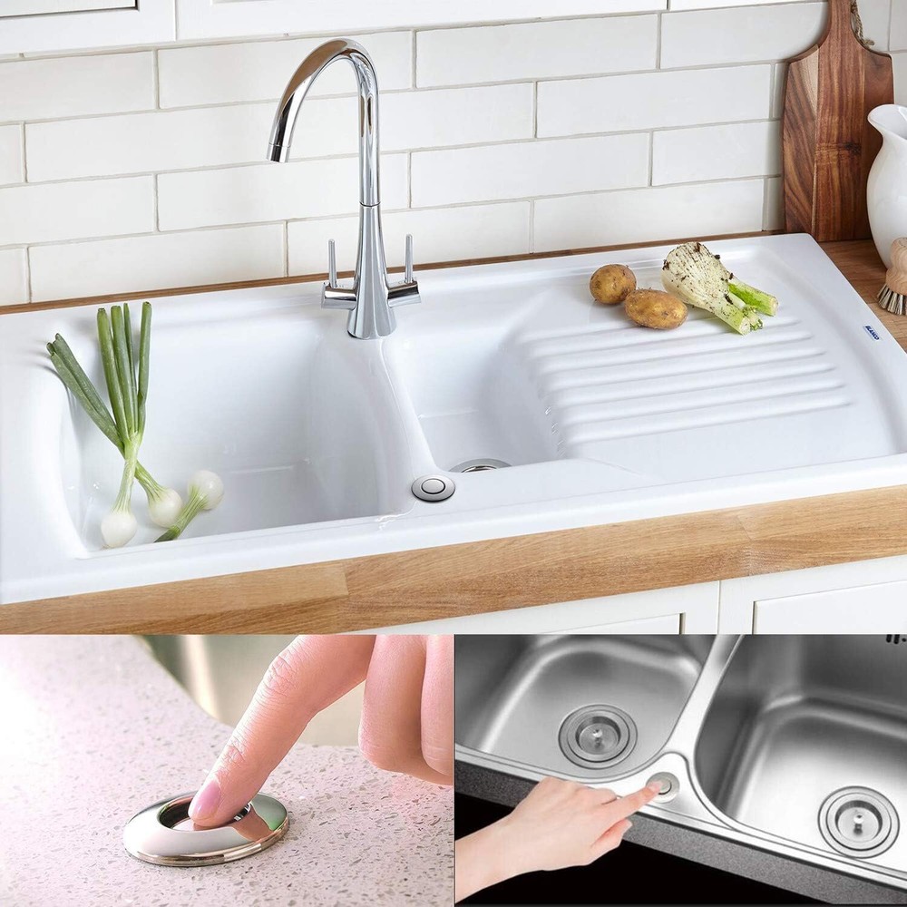 Garbage Disposal Air Switch Kit Sink Top Air Switch Single Outlet Single Control