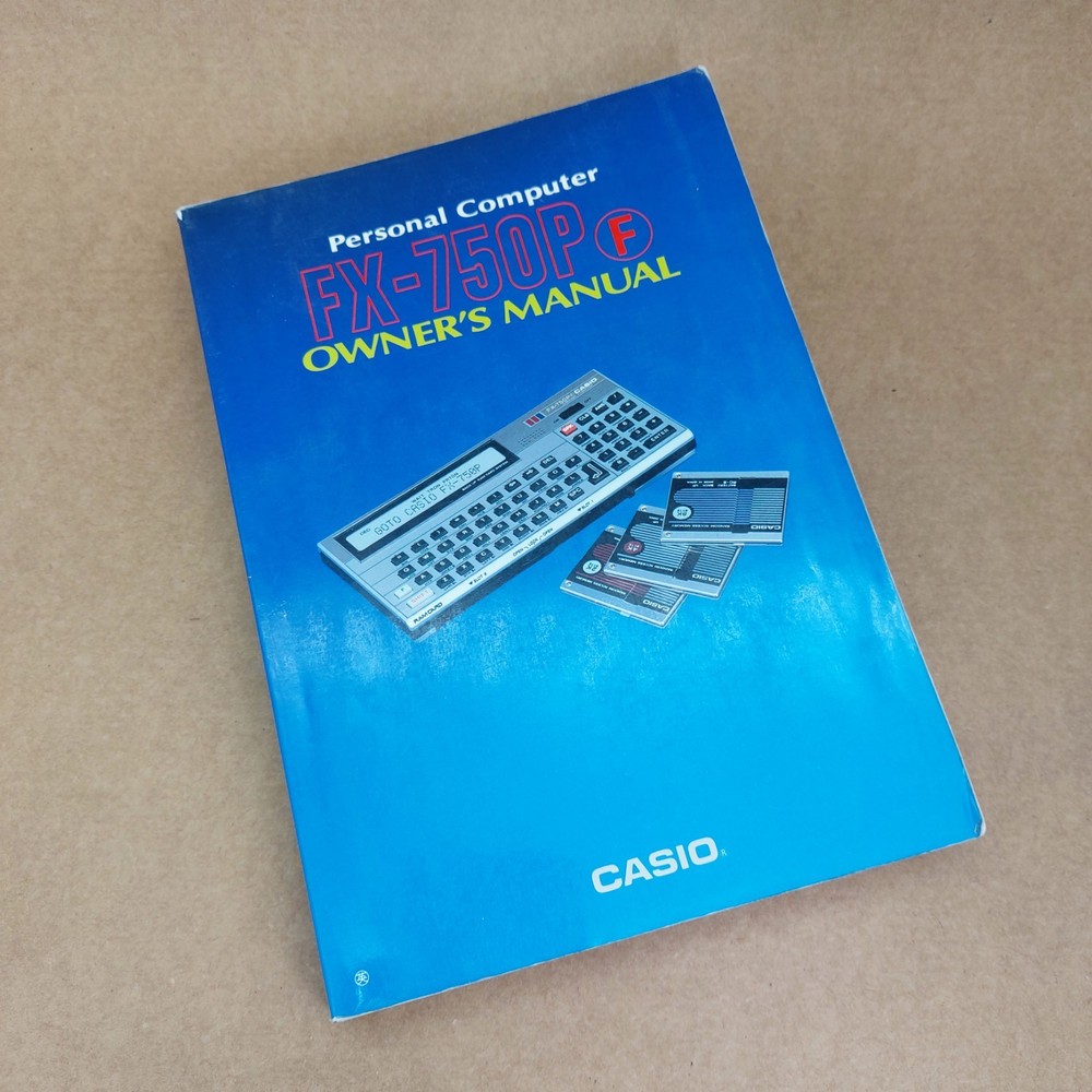 CASIO FX-750P Personal Computer Calculator
