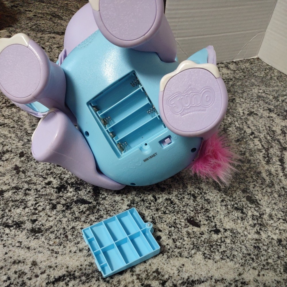 Spin Master Juno My Baby Elephant Sounds Talks burps Interactive Toy Works