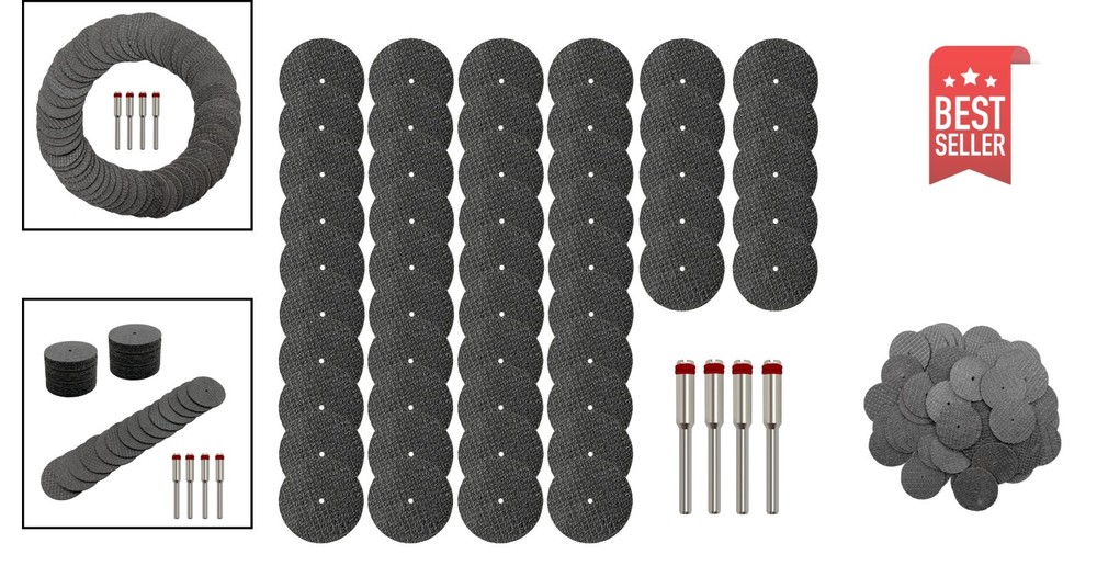 50pcs 1-1/4'' Ceramic Rotary Tool Cut Off Wheels - Durable & Versatile Discs