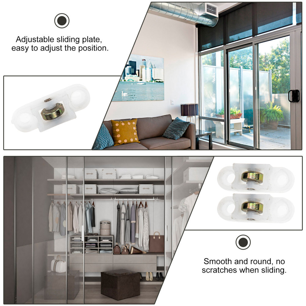 20 Pcs Door Rollers Replacement Sliding Door Rollers