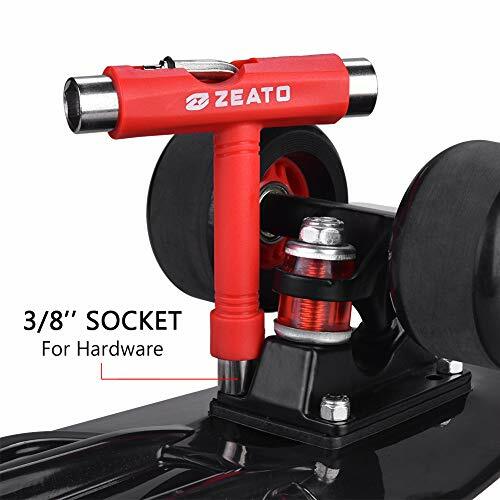 Skateboard Assembly & Maintenance All Purpose T Tool w/ Multi-Socket Fittings