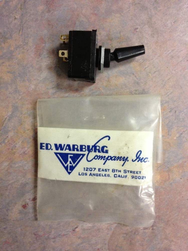 Toggle Switch E.D. Warburg NIB